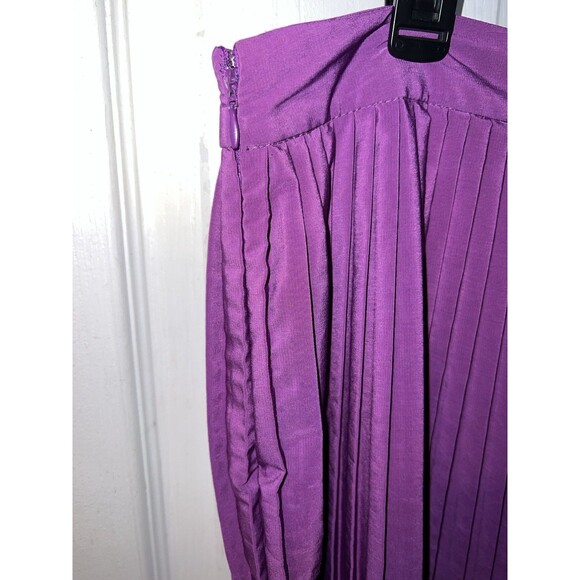 The Limited Skirt Womens Large Pleated Knee Length Side Zip Career Modest New - Picture 6 of 10